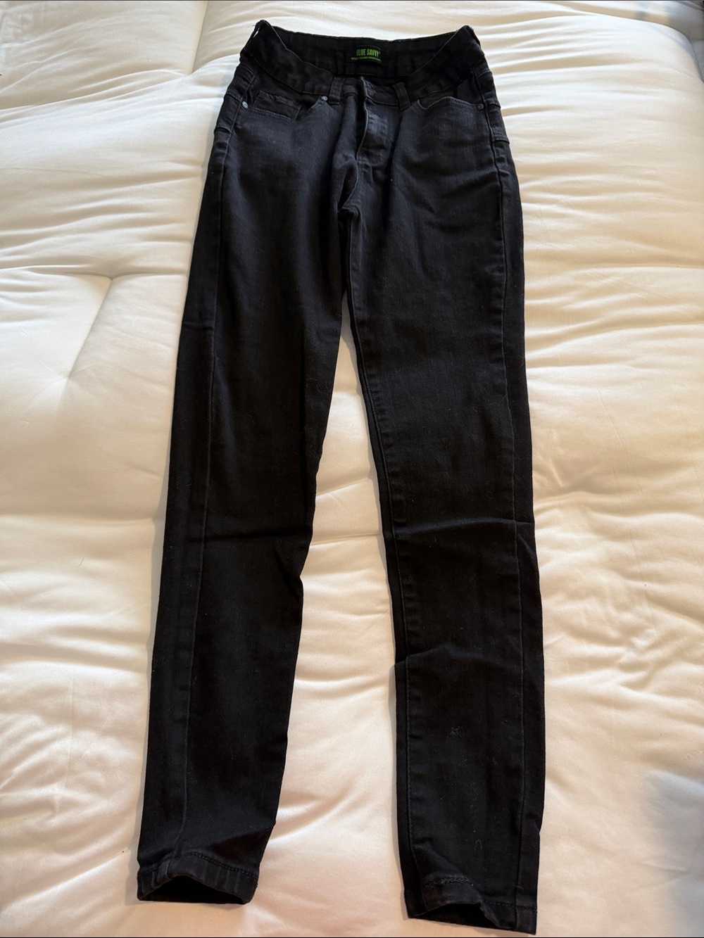 Blue Savvy Black Skinny Jeggings